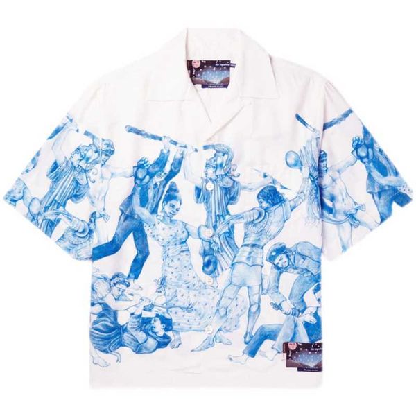 men's casual shirts important ones camp collar printed satin ink short sleeve shirt, White;black
men's casual shirts important ones camp collar printed satin ink short sleeve shirt, White;black