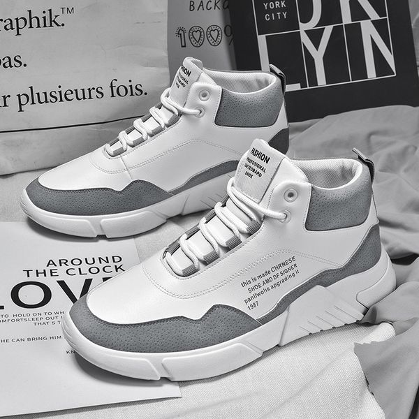 high leisure 2020 new men's autumn and winter fashion versatile sports board simple small white shoes for men c1212, Black;white
high leisure 2020 new men's autumn and winter fashion versatile sports board simple small white shoes for men c1212, Black;white