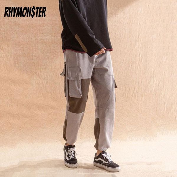 rhymonster irregular pockets patchwork cargo joggers pants streetwear 2021 hip hop harem pant mens high street casual trousers, Black
rhymonster irregular pockets patchwork cargo joggers pants streetwear 2021 hip hop harem pant mens high street casual trousers, Black