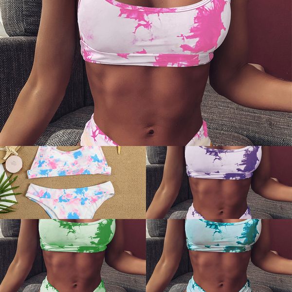 brazilian bikini 2020 woman tankini swimsuit women bikini set push up swimwear 2 pieces tie dye swim suit separate swimming suit y1120, White;black
brazilian bikini 2020 woman tankini swimsuit women bikini set push up swimwear 2 pieces tie dye swim suit separate swimming suit y1120, White;black