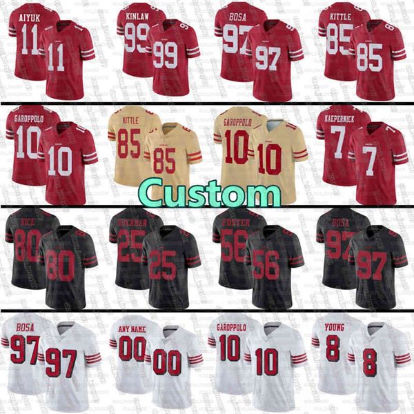 97 nick bosa 7 colin kaepernick 85 george kittle san francisco 49ers jerseys 10 jimmy garoppolo richard sherman brandon aiyuk rice, Black;red
97 nick bosa 7 colin kaepernick 85 george kittle san francisco 49ers jerseys 10 jimmy garoppolo richard sherman brandon aiyuk rice, Black;red
