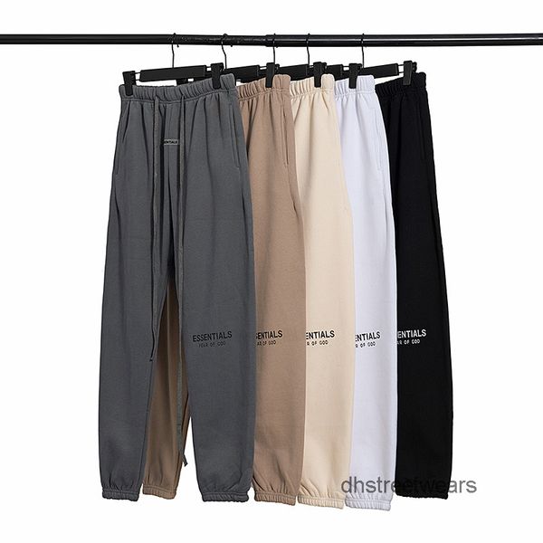 dhstreetwears plush fog essentials street men's women's sports pants, Black 
dhstreetwears plush fog essentials street men's women's sports pants, Black