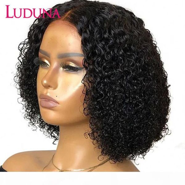 luduna curly lace front human hair wigs for women curly lace frontal wig 4x4 closure bob wig brazilian human hair, Black;brown
luduna curly lace front human hair wigs for women curly lace frontal wig 4x4 closure bob wig brazilian human hair, Black;brown