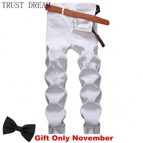 autumn spring men ripped jeans skinny solid white black stretch pants slim male streetwear biker pantalones hombre homme c1123, Blue
autumn spring men ripped jeans skinny solid white black stretch pants slim male streetwear biker pantalones hombre homme c1123, Blue
