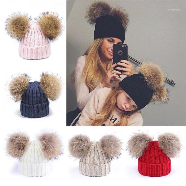 1pcs warm mom baby hat parent-child raccoon fur bobble beanie cotton striped knitted parent-child hat winter beanie kpop1
1pcs warm mom baby hat parent-child raccoon fur bobble beanie cotton striped knitted parent-child hat winter beanie kpop1