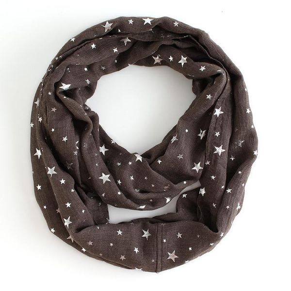 women thin light infinity scarf stars dots foil print viscose snood circle scarf neck warmer cowl collar lady hijab, Blue;gray
women thin light infinity scarf stars dots foil print viscose snood circle scarf neck warmer cowl collar lady hijab, Blue;gray
