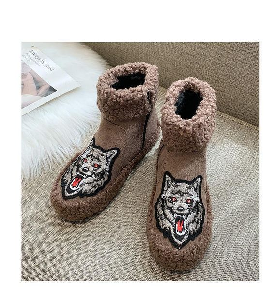 snow boots women waterproof australia winter warm short shoes embroidered tiger non-slip rubber sole cowhide leather, Black
snow boots women waterproof australia winter warm short shoes embroidered tiger non-slip rubber sole cowhide leather, Black
