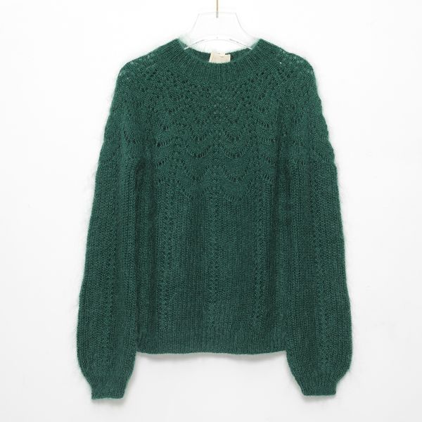 mohair women's knitted sweater fall winter long sleeve around neck chic pullover 2020 lady from the casual jumper office pull femme, White;black
mohair women's knitted sweater fall winter long sleeve around neck chic pullover 2020 lady from the casual jumper office pull femme, White;black