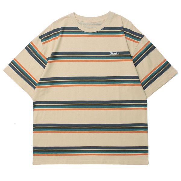 2021 new 2021ss men vintage color block summer t-shirt harajuku streetwear stripe tees hip hop cotton casual t-shirts short sleeve beige q00, White;black
2021 new 2021ss men vintage color block summer t-shirt harajuku streetwear stripe tees hip hop cotton casual t-shirts short sleeve beige q00, White;black