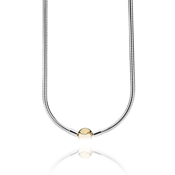 100% 925 silver moments necklace with 14ct gold round clasp women jewelry gifts original
100% 925 silver moments necklace with 14ct gold round clasp women jewelry gifts original