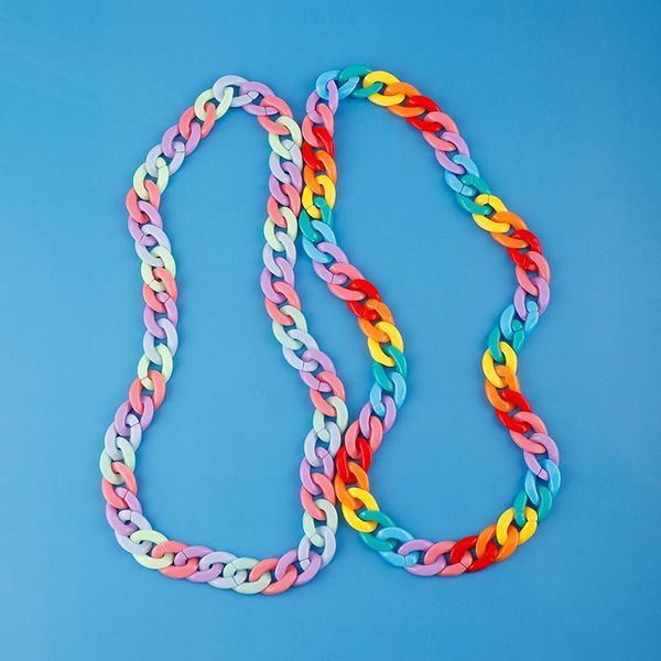 makersland cute chain necklace for girls multicolor acrylic necklace for chlidren jewelry accessories 2021 wholesale trendy new, Silver
makersland cute chain necklace for girls multicolor acrylic necklace for chlidren jewelry accessories 2021 wholesale trendy new, Silver
