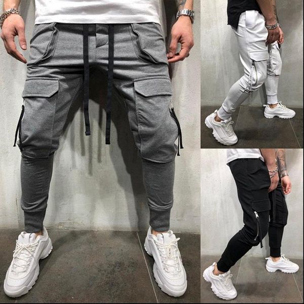 men pockets casual cargo pants slim joggers hip hop sweatpants fahsion men drawstring pencil trousers gym pantalon homme, Black
men pockets casual cargo pants slim joggers hip hop sweatpants fahsion men drawstring pencil trousers gym pantalon homme, Black