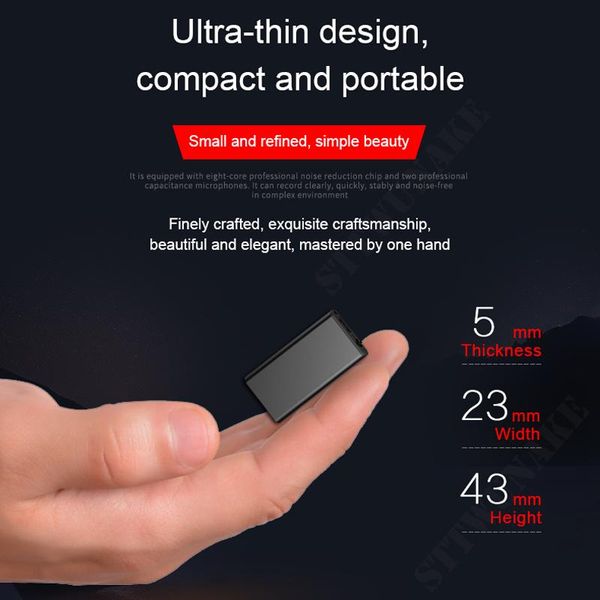 digital voice recorder sttwunake mini activated recording dictaphone micro audio sound flash drive secret record
digital voice recorder sttwunake mini activated recording dictaphone micro audio sound flash drive secret record