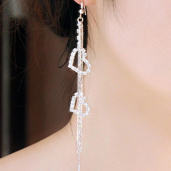 dangle & chandelier jiayiqi 2021 luxurious crystal love heart fashion statement earring elegant long earrings jewelry for women wedding part, Silver
dangle & chandelier jiayiqi 2021 luxurious crystal love heart fashion statement earring elegant long earrings jewelry for women wedding part, Silver