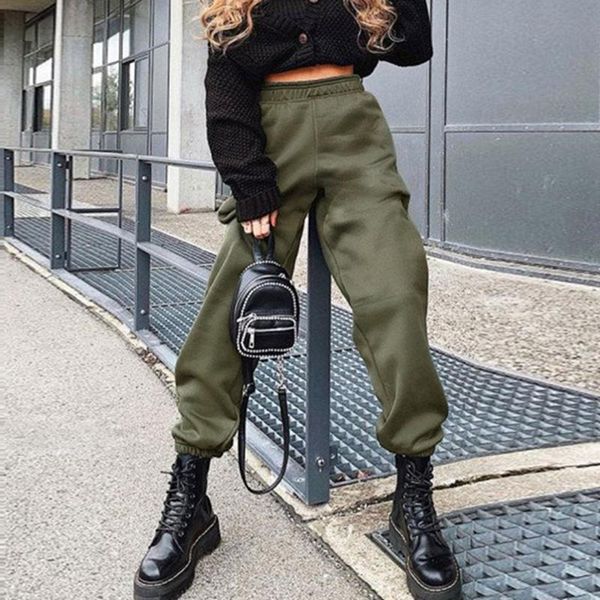 2020 autumn winter women high waist fleece joggers fashion solid baggy street hip hop sport casual sweatpants cargo trousers, Black;white
2020 autumn winter women high waist fleece joggers fashion solid baggy street hip hop sport casual sweatpants cargo trousers, Black;white