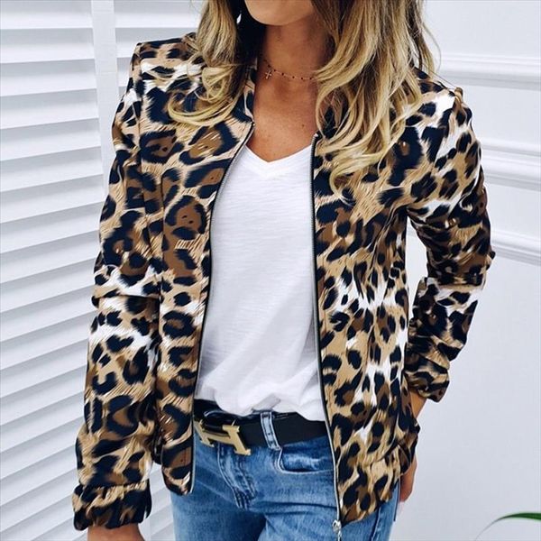 fashion women long sleeve jacket sweater ladies casual leopard print cardigan zipper short outwear coat jacket, Black;brown
fashion women long sleeve jacket sweater ladies casual leopard print cardigan zipper short outwear coat jacket, Black;brown
