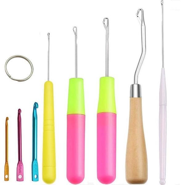 8 pieces crochet latch hook different size latch hook crochet needle including 1 piece wooden bent hook,4 size plastic lat1, Black
8 pieces crochet latch hook different size latch hook crochet needle including 1 piece wooden bent hook,4 size plastic lat1, Black