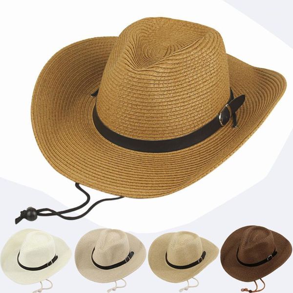 fashion men cowboy straw hat women men summer outdoor travel beach hats solid western sunshade western cap#0820y301, Blue;gray
fashion men cowboy straw hat women men summer outdoor travel beach hats solid western sunshade western cap#0820y301, Blue;gray