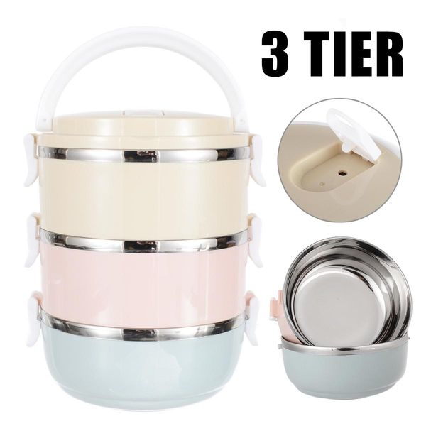 3 layer stainless steel bento lunch box insulation food containers stainless steel warming box lunch holder case jllqnw
3 layer stainless steel bento lunch box insulation food containers stainless steel warming box lunch holder case jllqnw