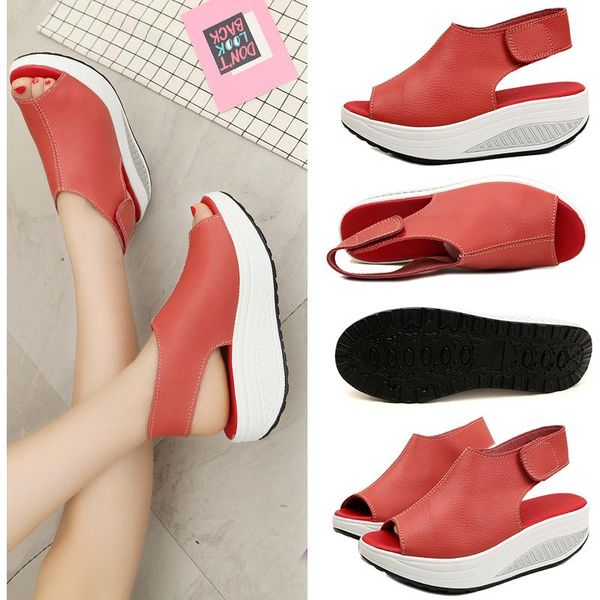 sandals 2021 women summer female high platform thick wedges peep toe sandal heels fish shoes 911794, Black
sandals 2021 women summer female high platform thick wedges peep toe sandal heels fish shoes 911794, Black