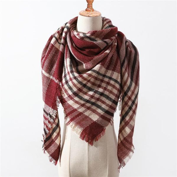 scarves 2021 winter scarf for women plaid cashmere triangle shawls warm soft lady blanket wraps scarfs bandana, Blue;gray
scarves 2021 winter scarf for women plaid cashmere triangle shawls warm soft lady blanket wraps scarfs bandana, Blue;gray