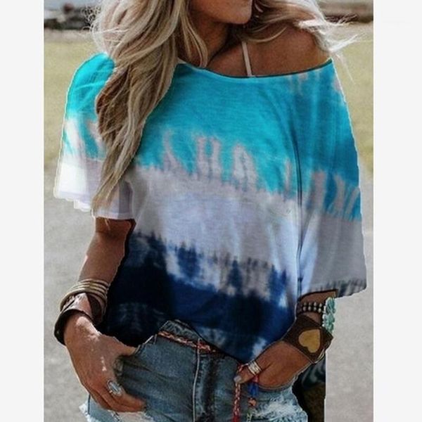 womens and blouses plus size ladies summer large size off shouldered tie-dye monogrammed blouse vintage1, White
womens and blouses plus size ladies summer large size off shouldered tie-dye monogrammed blouse vintage1, White