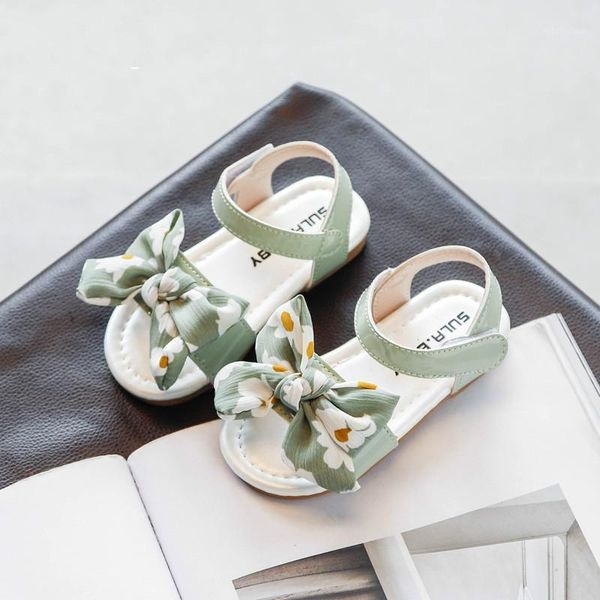 girls sandals summer new children floral bow princess pastoral style soft bottom beach shoes1, Black;red
girls sandals summer new children floral bow princess pastoral style soft bottom beach shoes1, Black;red
