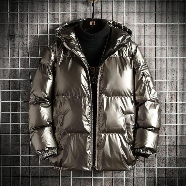 new autumn and winter cotton padded jacket hooded bright cotton padded clothes loose bread clothing, Black
new autumn and winter cotton padded jacket hooded bright cotton padded clothes loose bread clothing, Black