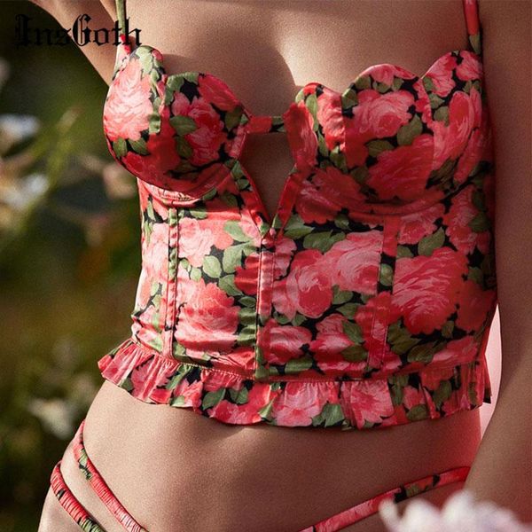 insgoth vintage floral print camis y2k aesthetic bracelet camisole goth spaghetti straps bodycon backless corset, White
insgoth vintage floral print camis y2k aesthetic bracelet camisole goth spaghetti straps bodycon backless corset, White