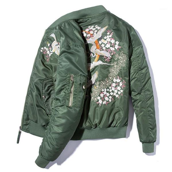 baseball suit men jacket embroidered spring and autumn coat thin jackets black casual loose outdoor modern 2019 gg50jk1, Black;brown
baseball suit men jacket embroidered spring and autumn coat thin jackets black casual loose outdoor modern 2019 gg50jk1, Black;brown