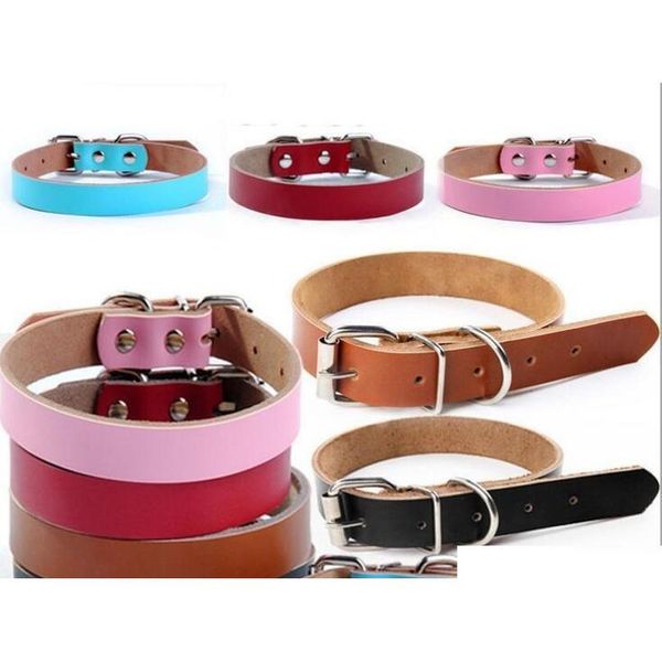 leather pet dog collar luxury genuine leather plain pet dog leashes collars fashion animal necklace with 5 sizes shipping cwwi6
leather pet dog collar luxury genuine leather plain pet dog leashes collars fashion animal necklace with 5 sizes shipping cwwi6