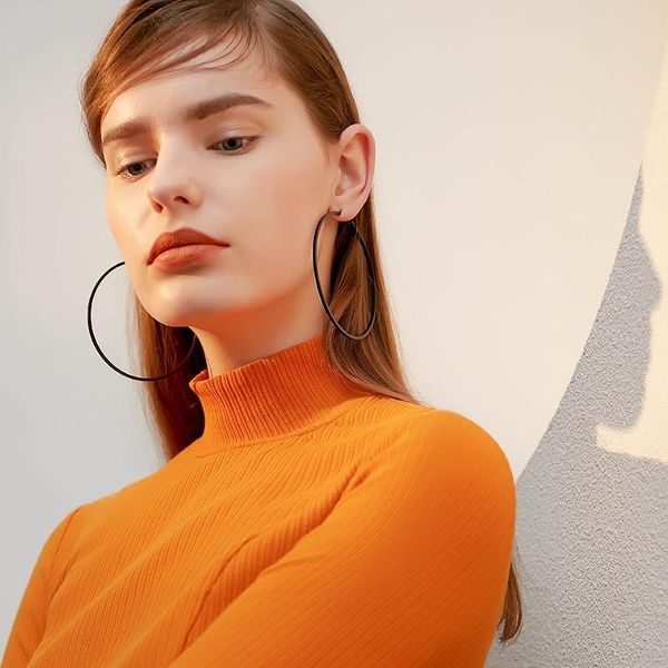 charm simple earrings jewelry female black fashion personality circle ear ring, Golden
charm simple earrings jewelry female black fashion personality circle ear ring, Golden