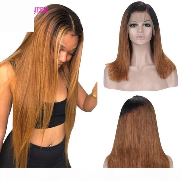 haloqueen straight 13*4 lace front human hair wigs ombre 2# brown color wig density 130% 150% brazilian remy hair bleached knots, Black;brown
haloqueen straight 13*4 lace front human hair wigs ombre 2# brown color wig density 130% 150% brazilian remy hair bleached knots, Black;brown