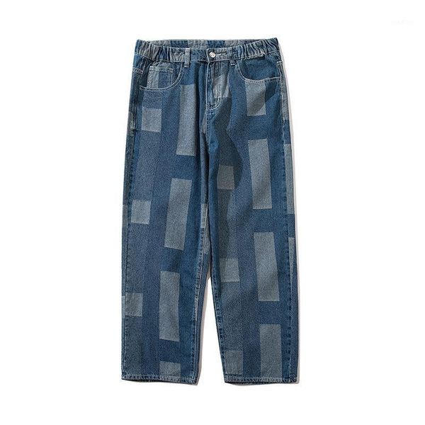 men's wear , autumn and winter new men's jeans loose straight big size dad grid wide-legged casual trousers1, Blue
men's wear , autumn and winter new men's jeans loose straight big size dad grid wide-legged casual trousers1, Blue