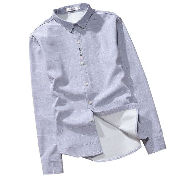 autumn winter 2020 plush and thickened korean slim fit warm men's shirt trend casual top, White;black
autumn winter 2020 plush and thickened korean slim fit warm men's shirt trend casual top, White;black