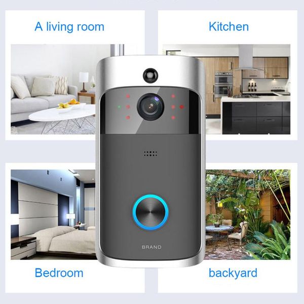 wireless wifi video doorbell smart phone door ring intercom home security camera bell nc99
wireless wifi video doorbell smart phone door ring intercom home security camera bell nc99