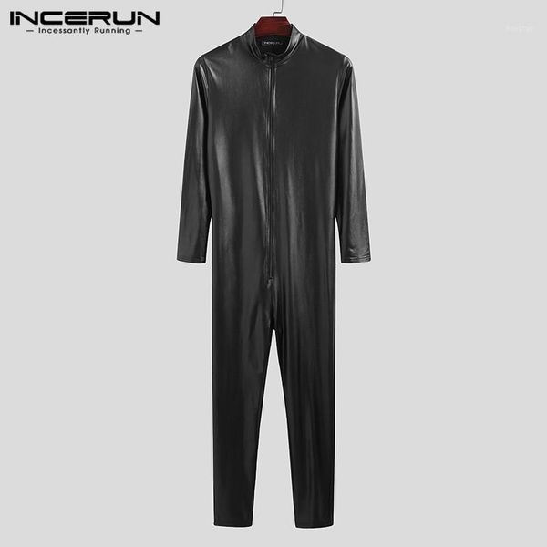 long sleeve round neck rompers incerun fashion solid color men jumpsuits hombre zipper fitness bib pants punk style suspenders1, Black
long sleeve round neck rompers incerun fashion solid color men jumpsuits hombre zipper fitness bib pants punk style suspenders1, Black