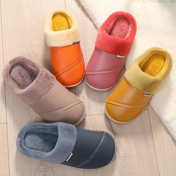 women's fuzzy slippers home winter indoor warm shoes thick bottom plush waterproof leather house slippers man cotton shoes 2020 x1020, Black
women's fuzzy slippers home winter indoor warm shoes thick bottom plush waterproof leather house slippers man cotton shoes 2020 x1020, Black
