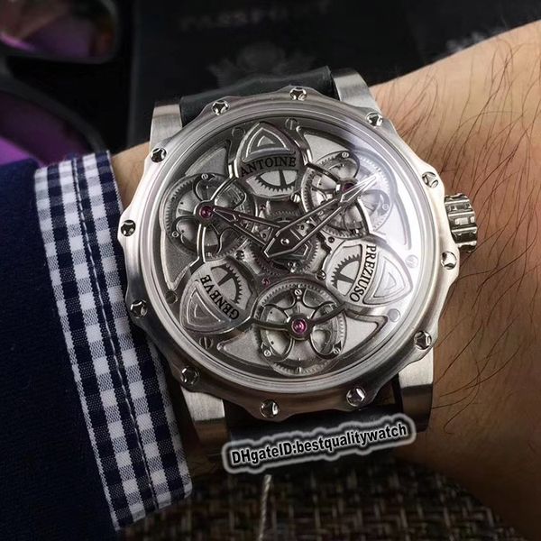 monumental tourbillon antoine preziuso 3 tourbillon design dial steel case japan automatic mens watch sapphire sport watches, Slivery;brown
monumental tourbillon antoine preziuso 3 tourbillon design dial steel case japan automatic mens watch sapphire sport watches, Slivery;brown