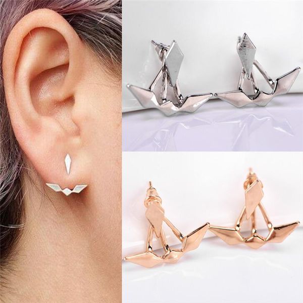 stud 1 pair geometric glossy asymmetric rhombus earrings for women elegant earing jewelry gift, Golden;silver
stud 1 pair geometric glossy asymmetric rhombus earrings for women elegant earing jewelry gift, Golden;silver