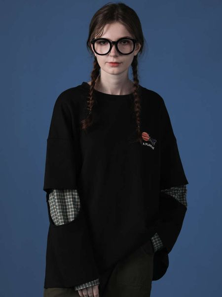 2020 new fake two piece sweater women plush thickened long sleeve loose bf hoodless crew neck pullover ins fashion, Black
2020 new fake two piece sweater women plush thickened long sleeve loose bf hoodless crew neck pullover ins fashion, Black