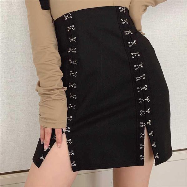 2020 women summer punk high waist pencil skirt female black gothic mini single-breasted bodycon skirts slim clubwear1
2020 women summer punk high waist pencil skirt female black gothic mini single-breasted bodycon skirts slim clubwear1
