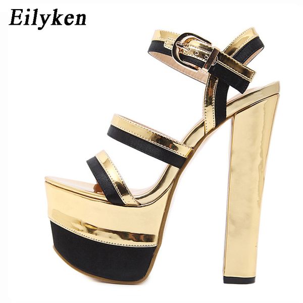 eilyken gladiator women sandals pumps shoes golden stage super high cover heel shoes buckle strap sandals 2020 summer y200702, Black
eilyken gladiator women sandals pumps shoes golden stage super high cover heel shoes buckle strap sandals 2020 summer y200702, Black