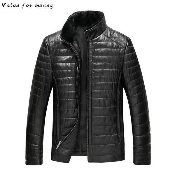 size plus 5xl winter genuine leather jacket men fashion collar sheepskin real leather down coat mens thick warm clothes, Black
size plus 5xl winter genuine leather jacket men fashion collar sheepskin real leather down coat mens thick warm clothes, Black