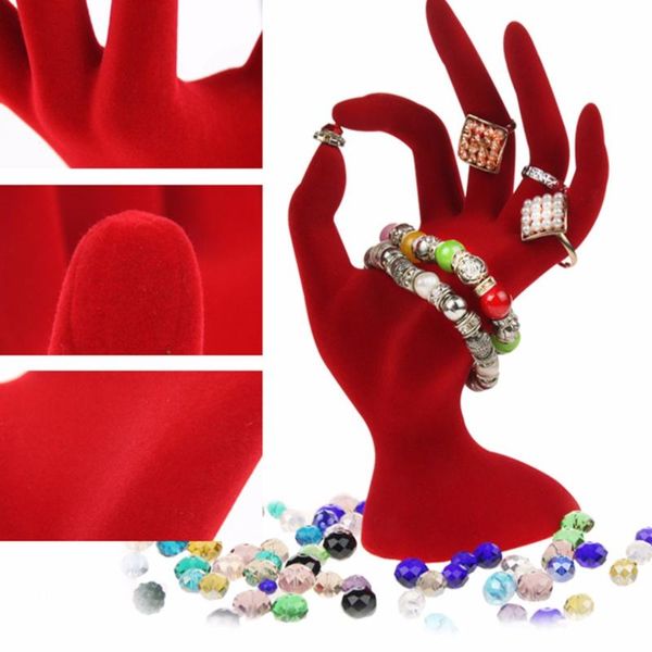 javrick new fashion mannequin finger jewellery glove ring bracelet display stand holder red/black, Pink;blue
javrick new fashion mannequin finger jewellery glove ring bracelet display stand holder red/black, Pink;blue