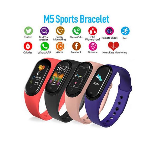 m5 smart band 5 fitness tracker watch sport bracelet heart rate blood pressure smartband monitor health wristband men women new
m5 smart band 5 fitness tracker watch sport bracelet heart rate blood pressure smartband monitor health wristband men women new