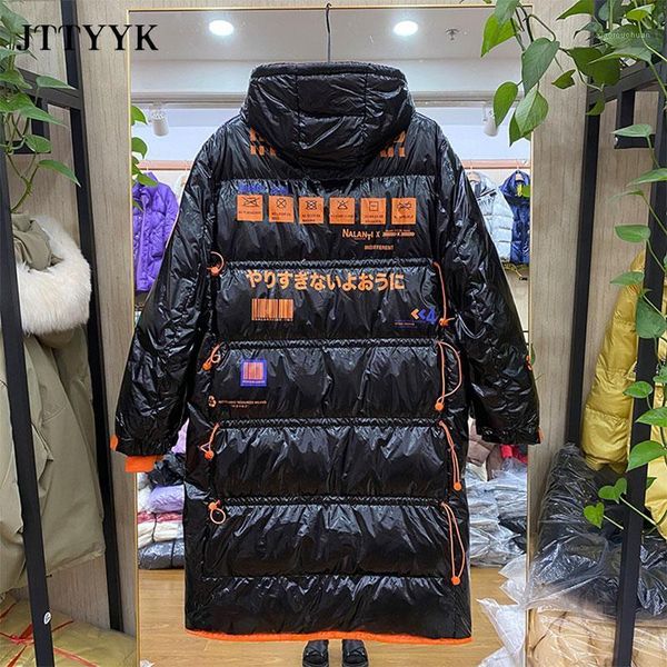 2020 winter parka white duck down coat women long jackets tyle letter waterproof warm high street hiphop winter clothes women1, Black
2020 winter parka white duck down coat women long jackets tyle letter waterproof warm high street hiphop winter clothes women1, Black
