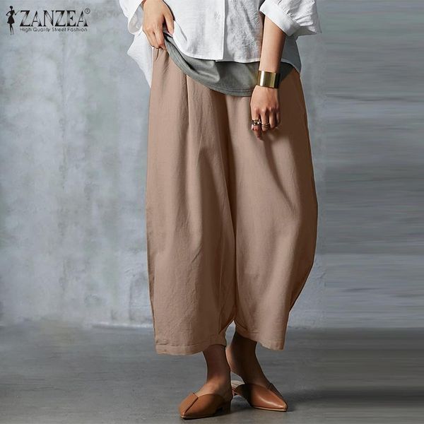 women's pants & capris elegant solid wide leg spring trousers zanzea 2021 casual elastic waist long pantalon palazzo plus size turnip 5, Black;white
women's pants & capris elegant solid wide leg spring trousers zanzea 2021 casual elastic waist long pantalon palazzo plus size turnip 5, Black;white