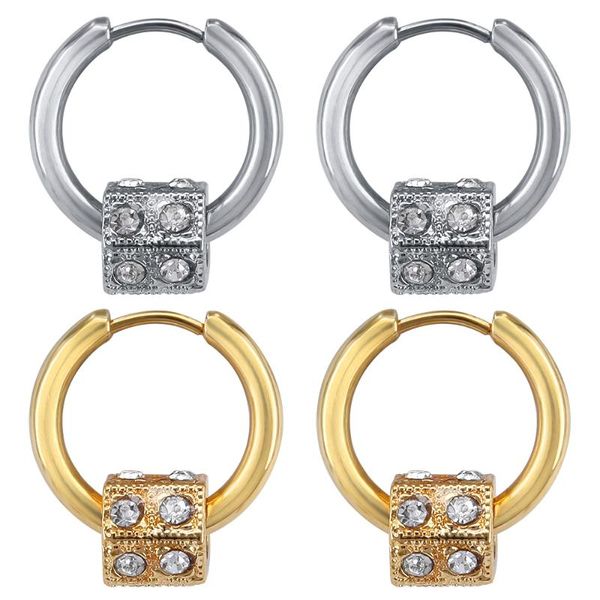 hoop & huggie zs screw nut shape earrings with cubic zirconia men's hip hop small round earring male rock roll jewelry accessories, Golden;silver
hoop & huggie zs screw nut shape earrings with cubic zirconia men's hip hop small round earring male rock roll jewelry accessories, Golden;silver