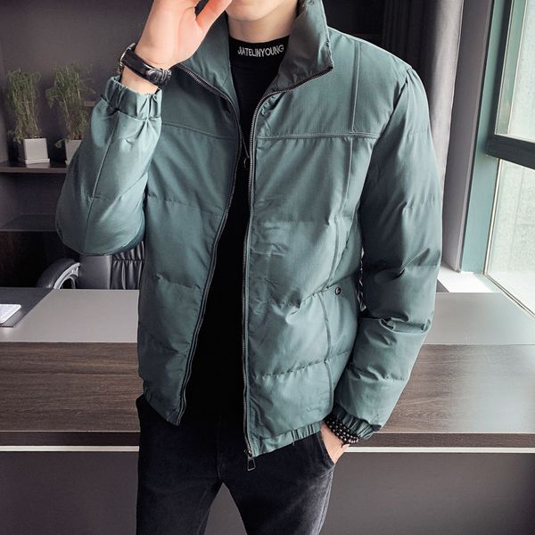 2020 winter new korean slim fit clothes men's leisure down cotton padded youth stand collar thickened warm jacket, Black
2020 winter new korean slim fit clothes men's leisure down cotton padded youth stand collar thickened warm jacket, Black